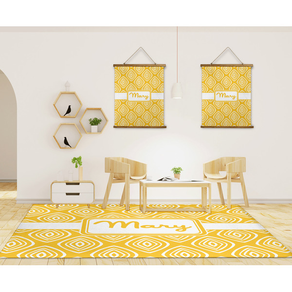 Tribal Diamond 8'x10' Indoor Area Rugs - IN CONTEXT