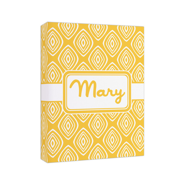 Tribal Diamond 8x10 - Canvas Print - Angled View