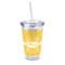 Tribal Diamond 16oz Double Wall Acrylic Tumbler with Lid & Straw - Full Print (Personalized)