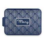 Tribal Diamond Aluminum Baking Pan with Navy Lid (Personalized)