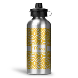 Tribal Diamond Water Bottle - Aluminum - 20 oz (Personalized)