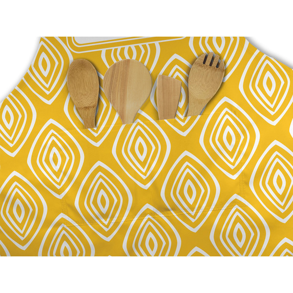 Tribal Diamond Apron - Pocket Detail with Props