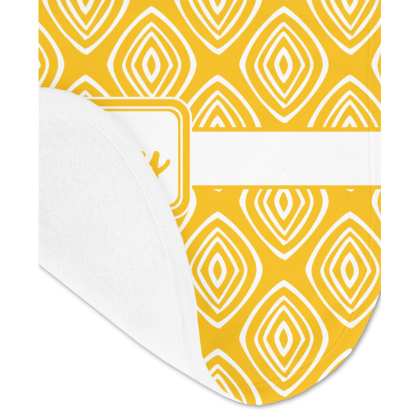 Tribal Diamond Baby Bib - AFT detail