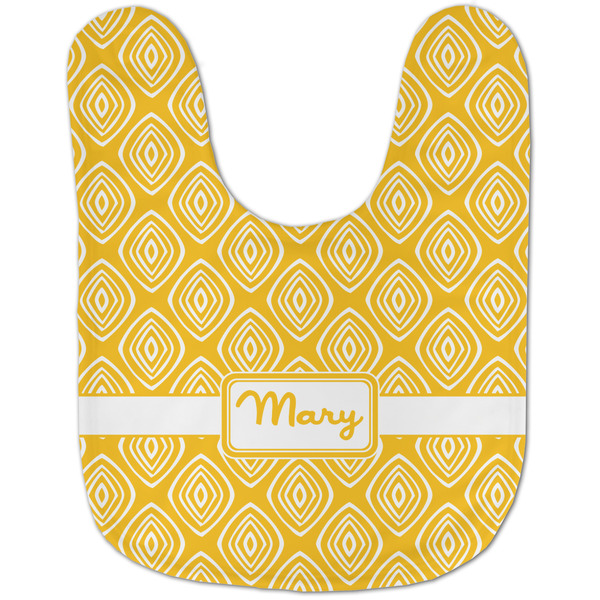 Tribal Diamond Baby Bib - AFT flat
