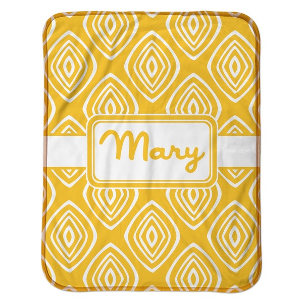 Tribal Diamond Baby Sherpa Blanket - Flat