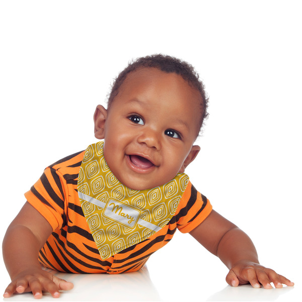 Tribal Diamond Bandana Bib - (Lifestyle 1 boy)