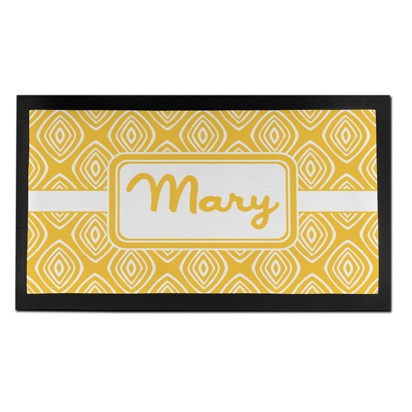 Custom Tribal Diamond Bar Mat - Small (Personalized)