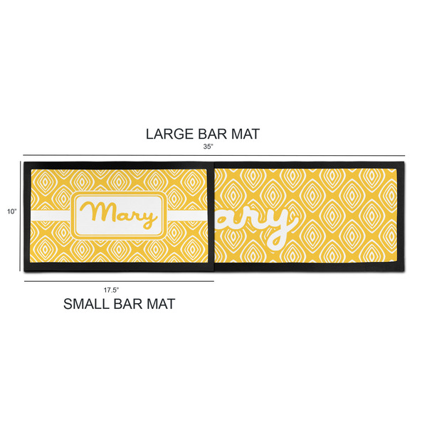 Tribal Diamond Bar Mats - Sizing Chart