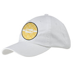 Tribal Diamond Baseball Cap - White (Personalized)