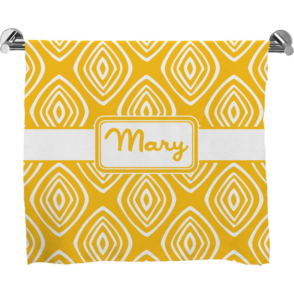 Custom Tribal Diamond Bath Towel (Personalized)