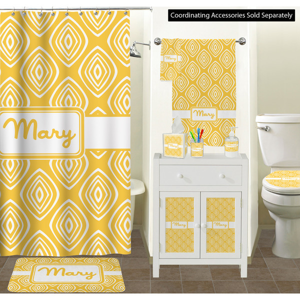 Tribal Diamond Bathroom Scene