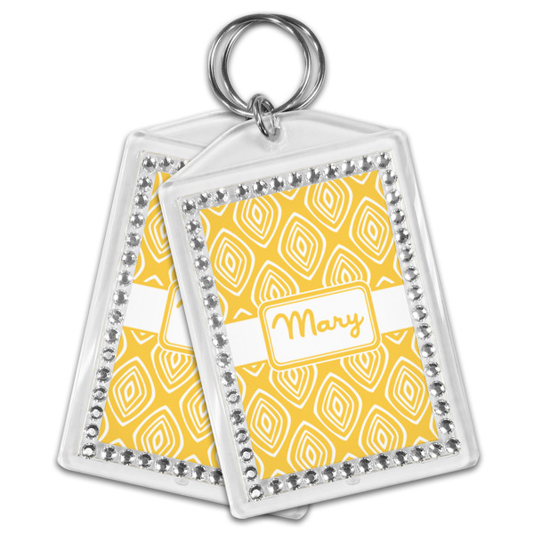 Tribal Diamond Bling Keychain - MAIN