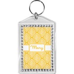 Tribal Diamond Bling Keychain (Personalized)