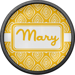 Tribal Diamond Cabinet Knob (Black) (Personalized)