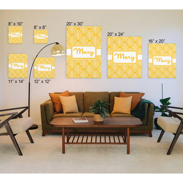 Tribal Diamond Canvas Prints - Multiple Sizes