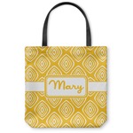 Tribal Diamond Canvas Tote Bag - Large - 18"x18" (Personalized)