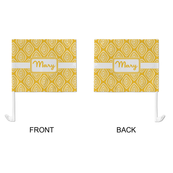 Tribal Diamond Car Flag - Large - APPROVAL