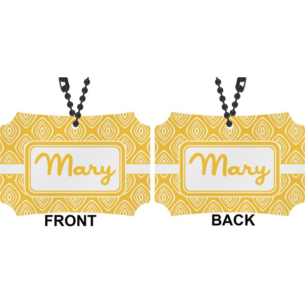 Tribal Diamond Car Ornament - Berlin (Approval)