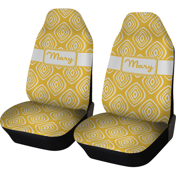 Custom Tribal Diamond Car Seat Covers (Set of Two) (Personalized)