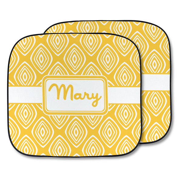 Custom Tribal Diamond Car Sun Shade - Two Piece (Personalized)