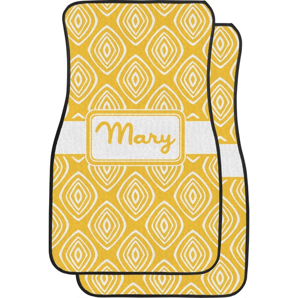 Custom Tribal Diamond Car Floor Mats (Personalized)