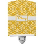 Tribal Diamond Ceramic Night Light (Personalized)