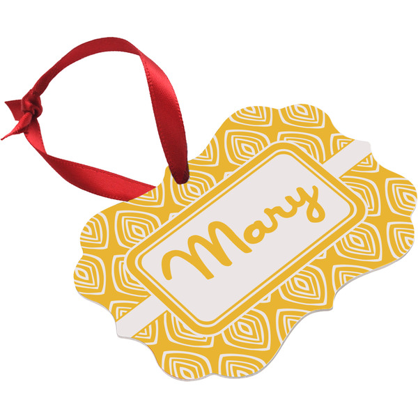 Tribal Diamond Christmas Ornament