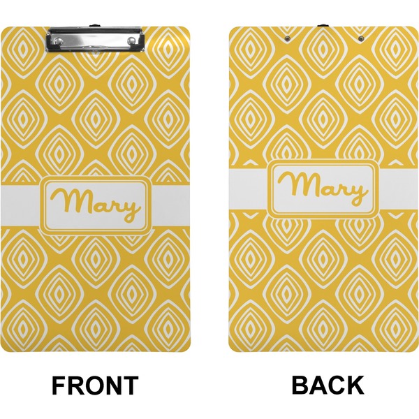 Tribal Diamond Clipboard (Legal) (Front + Back)