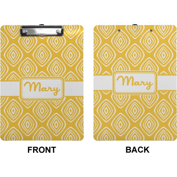 Tribal Diamond Clipboard (Letter) (Front + Back)