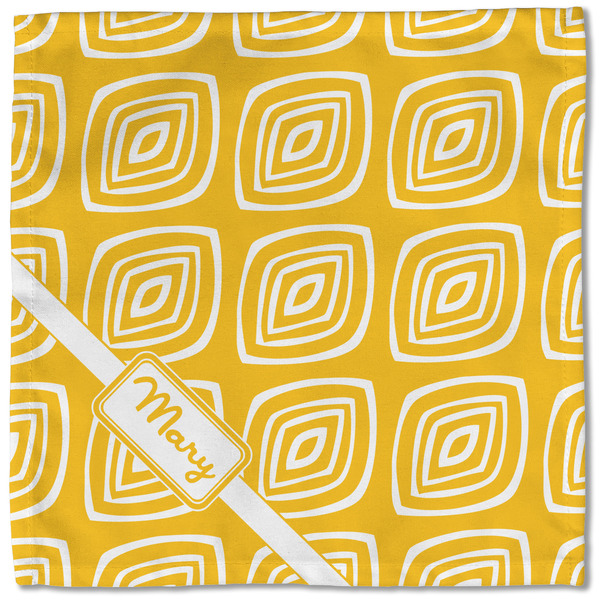 Tribal Diamond Cloth Napkins - Personalized Lunch (Single Full Open)