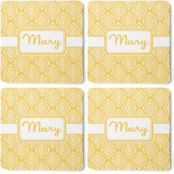 Tribal Diamond Coaster Rubber Back - Apvl