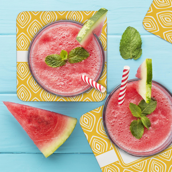 Tribal Diamond Coaster Set - LIFESTYLE