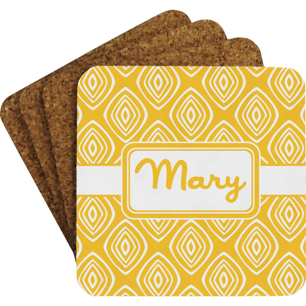 Tribal Diamond Coaster Set (Personalized)