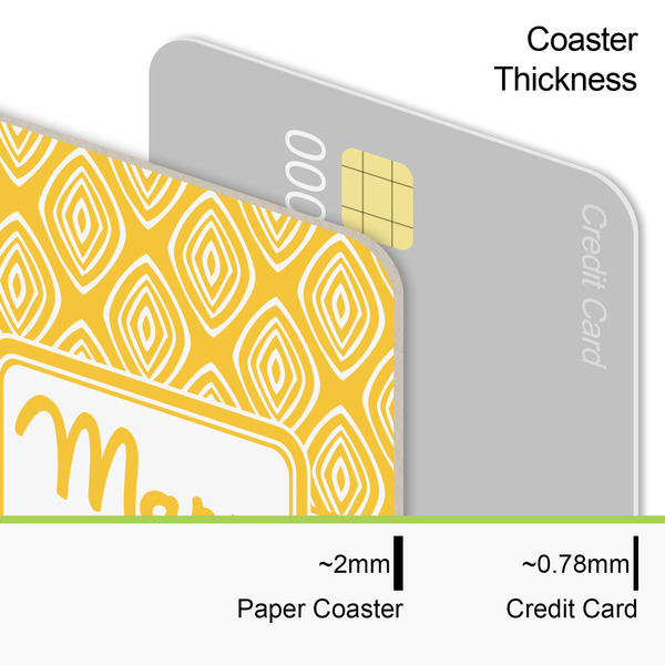 Tribal Diamond Coaster Thickness