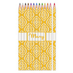Tribal Diamond Colored Pencils (Personalized)