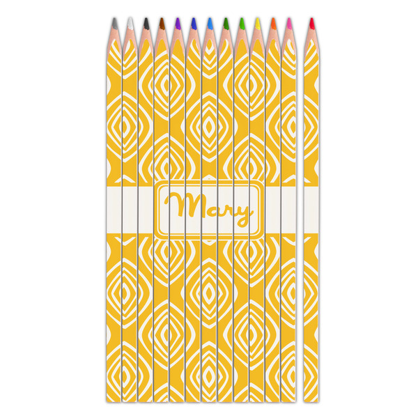 Custom Tribal Diamond Colored Pencils (Personalized)