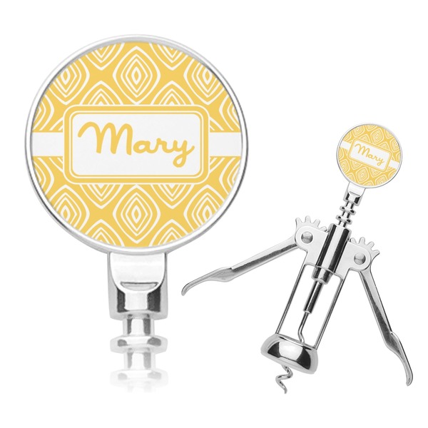 Custom Tribal Diamond Corkscrew (Personalized)