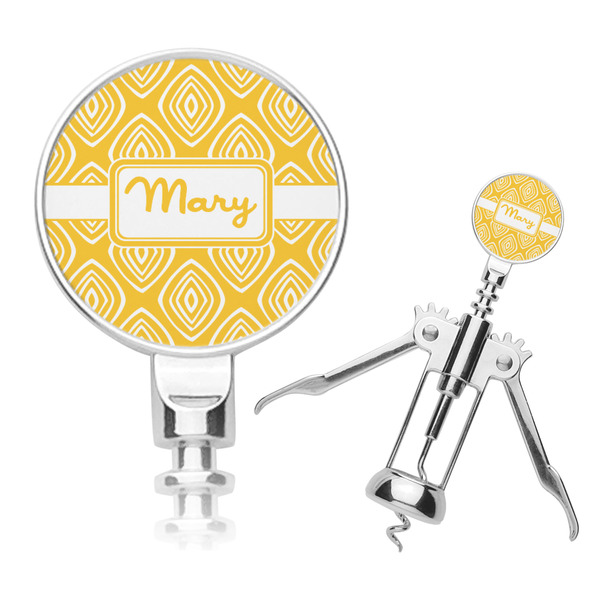 Custom Tribal Diamond Corkscrew (Personalized)