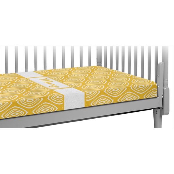 Custom Tribal Diamond Crib Fitted Sheet (Personalized)