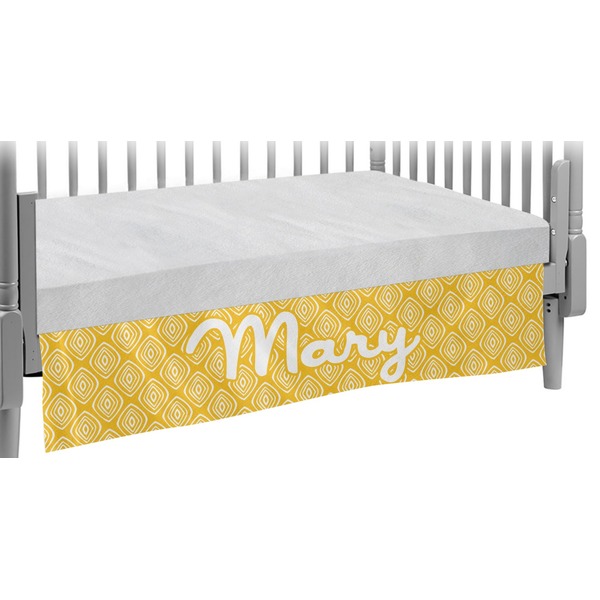 Custom Tribal Diamond Crib Skirt (Personalized)