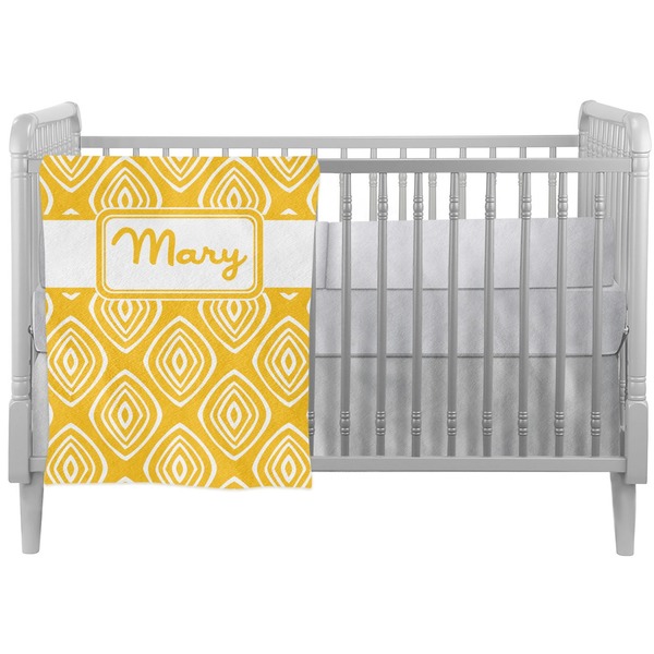 Custom Tribal Diamond Crib Comforter / Quilt (Personalized)