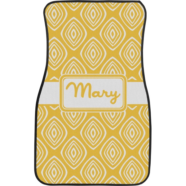 Tribal Diamond Custom Car Floor Mats (Front Seat)