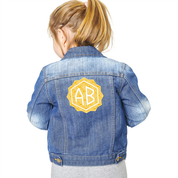 Tribal Diamond Custom Shape Iron On Patches - XXL - Single - Approval