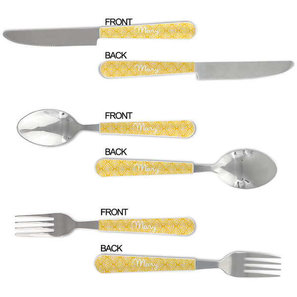 Tribal Diamond Cutlery Set - APPROVAL