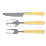 Tribal Diamond Cutlery Set (Personalized)