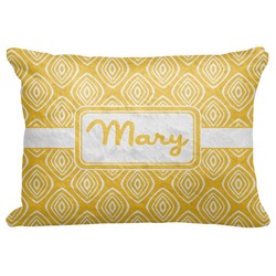 Tribal Diamond Decorative Baby Pillowcase - 16"x12" (Personalized)