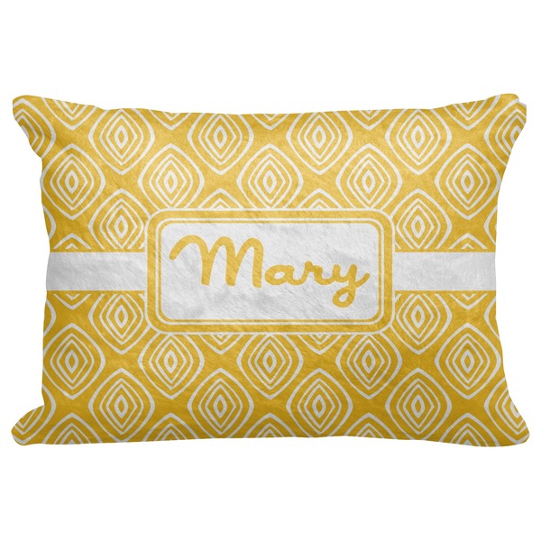 Custom Tribal Diamond Decorative Baby Pillowcase - 16"x12" (Personalized)