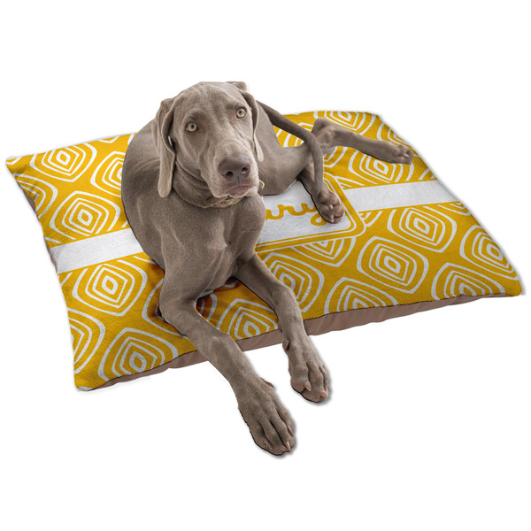 Tribal Diamond Dog Bed - Large LIFESTYLE