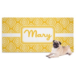 Tribal Diamond Dog Towel (Personalized)