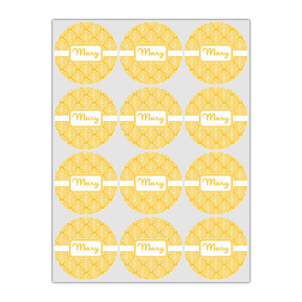 Tribal Diamond Drink Topper - Small - Set of 12